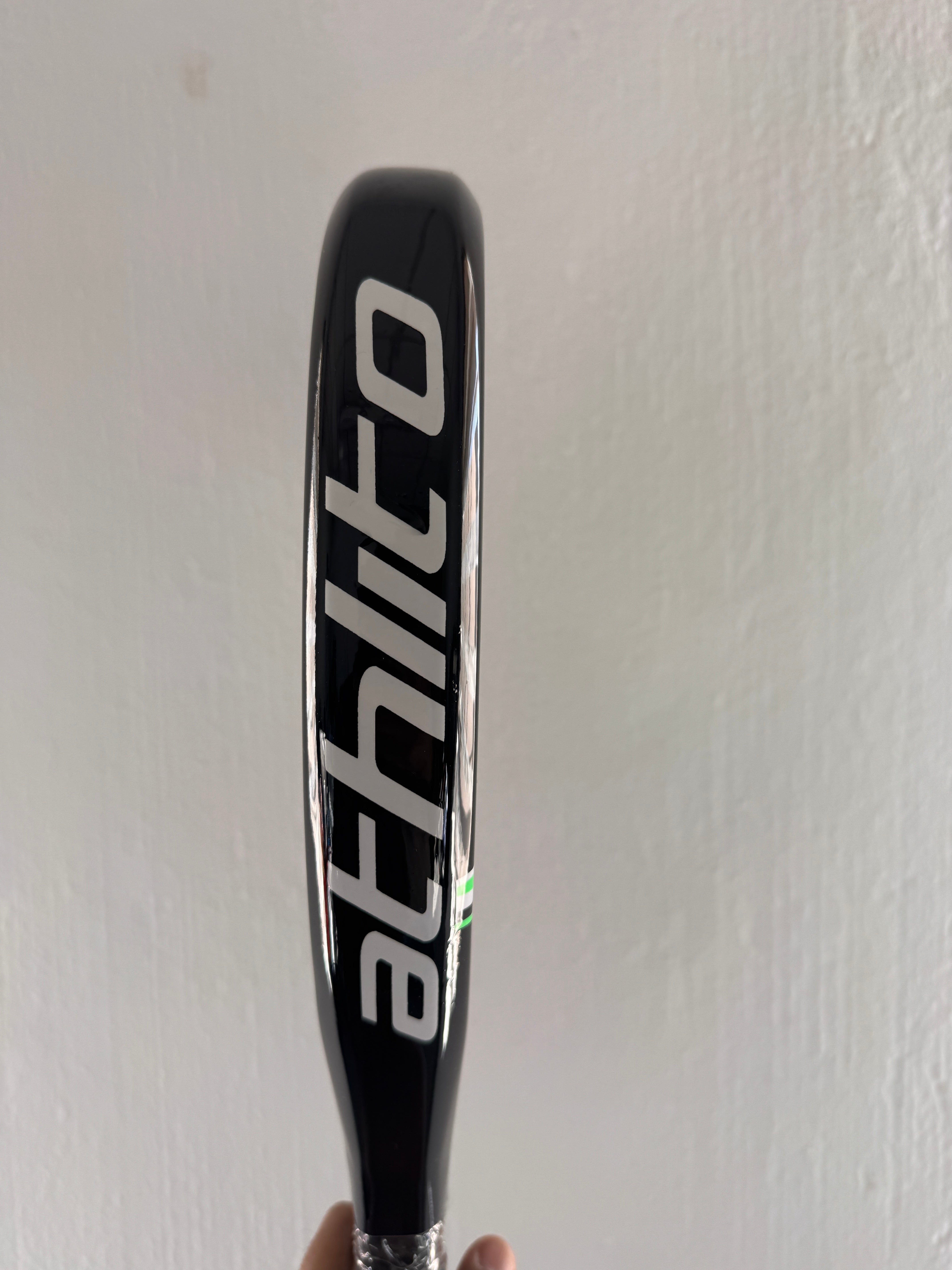 Athlito Supra Sidespin Edition Padel Racket – Gloss Black & Vibrant Green | Gloss Blue & Black