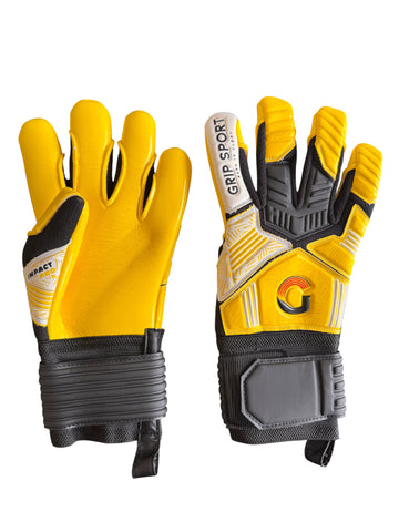 GRIP Impact Pro Yellow Goalkeeper Gloves