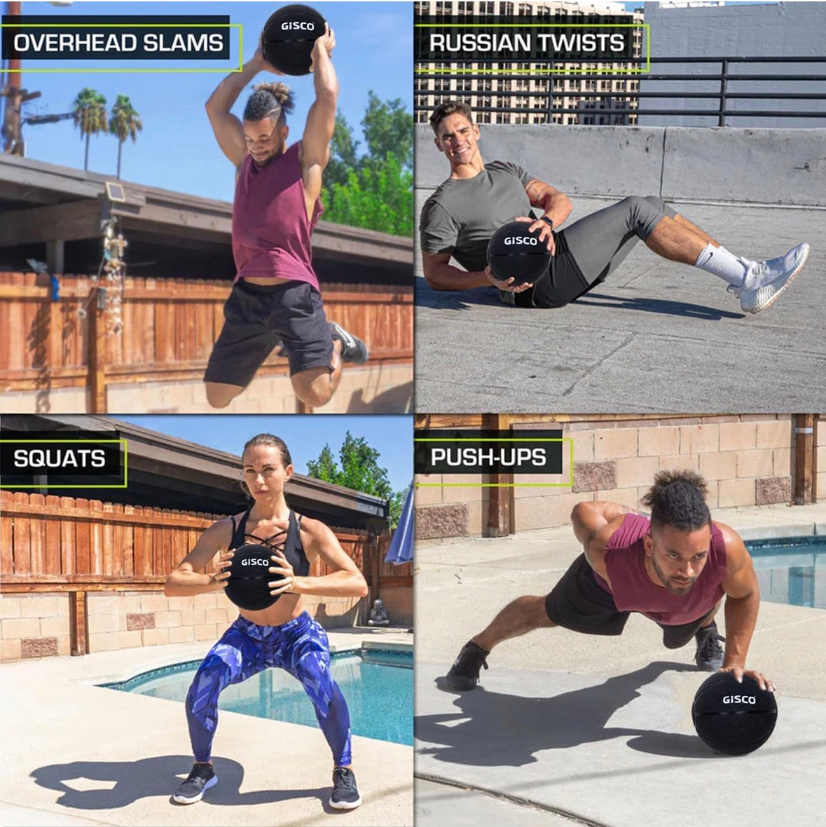 Gisco Medicine Ball | Rubber