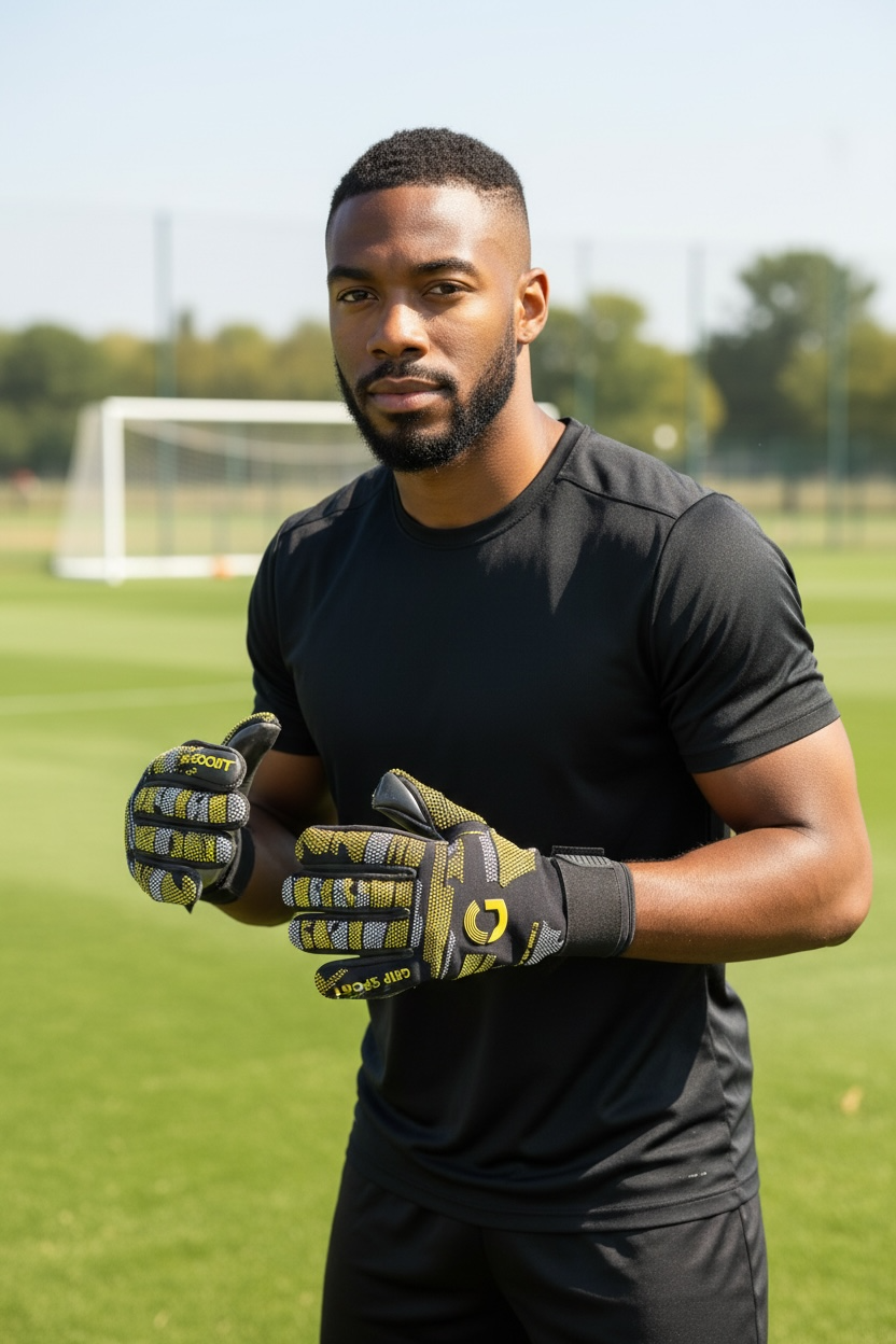 GRIP MATRIX BLACK GK GLOVES