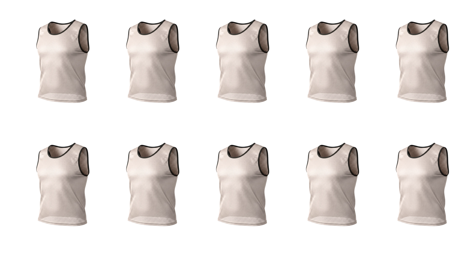 GRIP Premium Soccer Training Bibs – Breathable Mesh Scrimmage Vests (10)