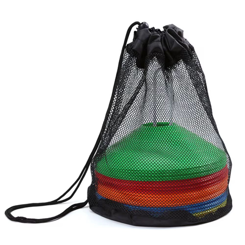 Grip Agility Flat Disc Cones Set – 50 Pieces Multicolor Sports & Speed Training Cones