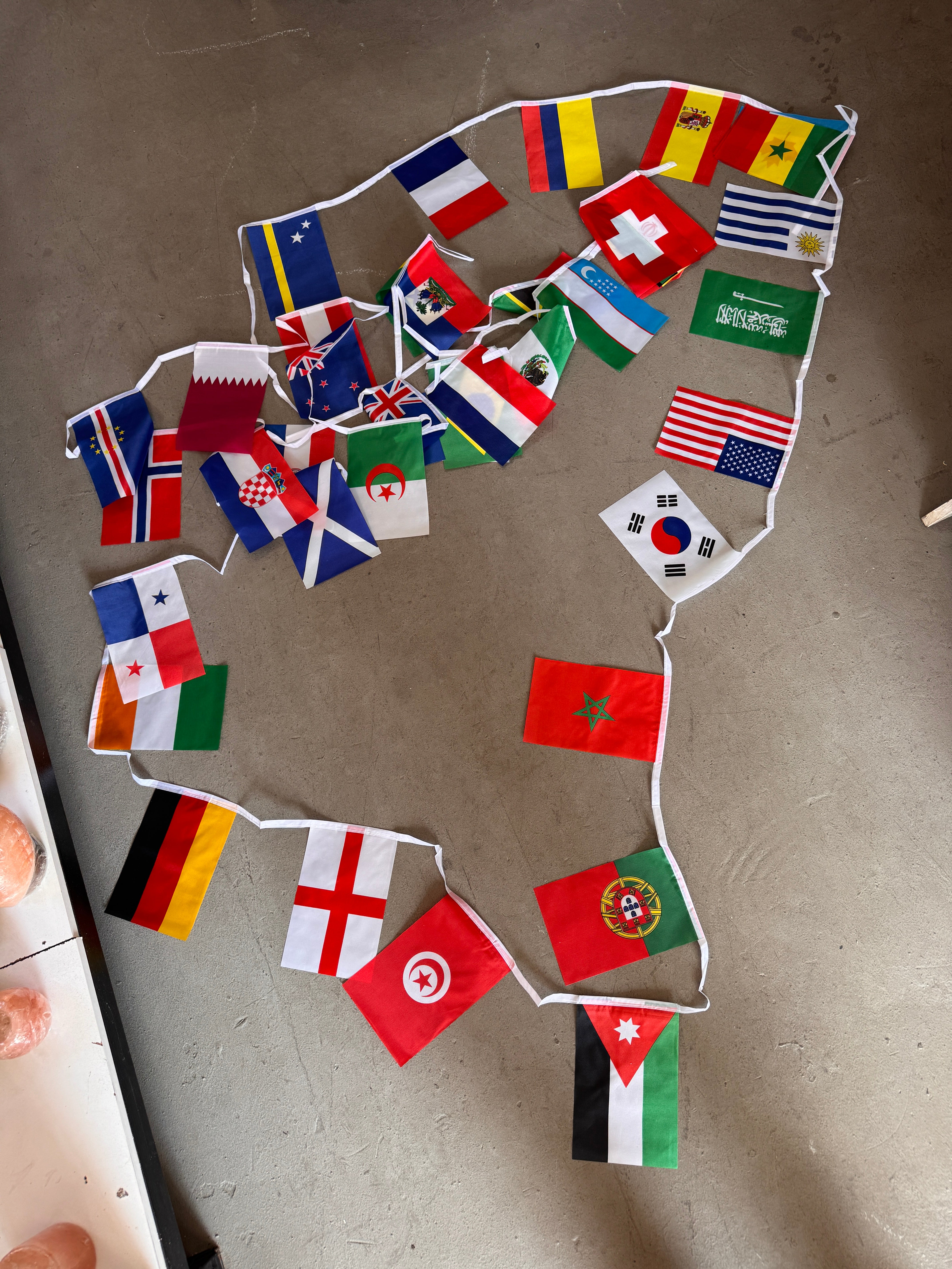 Official 2026 World Cup Flag Bunting – Ultimate Match Day Party Banner