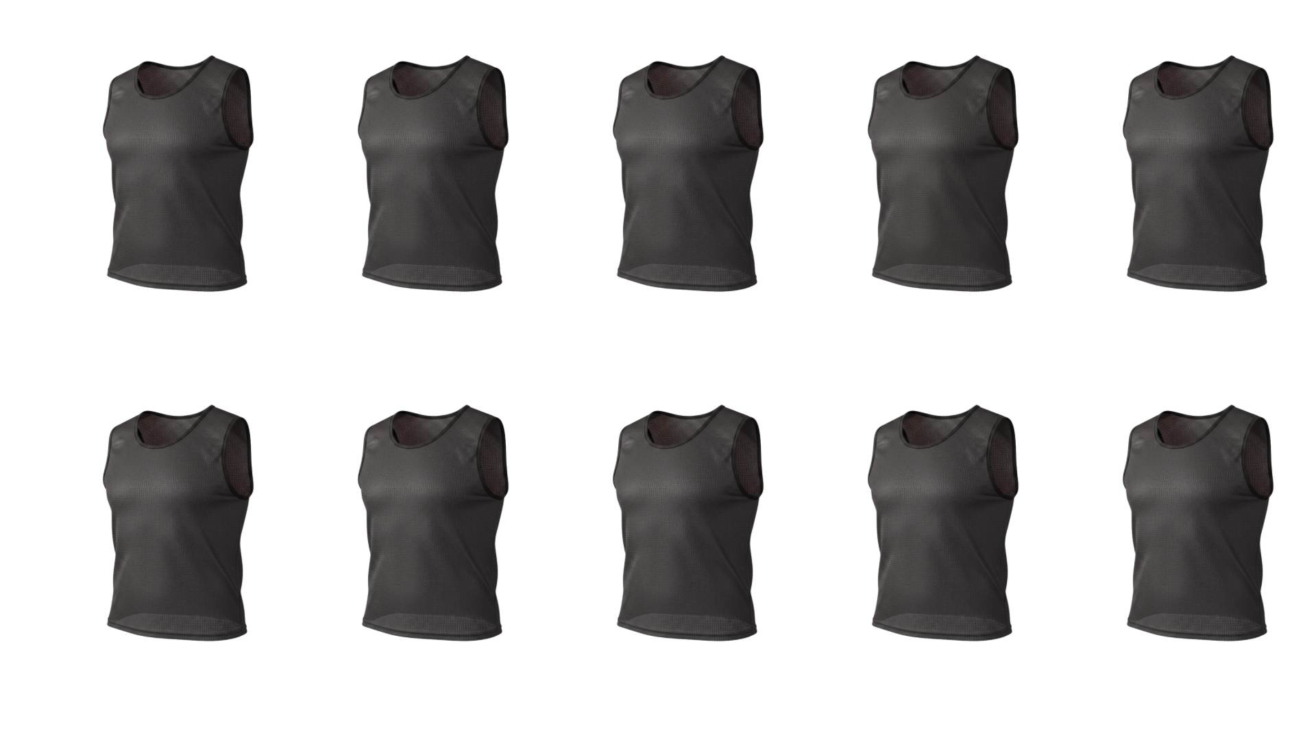 GRIP Premium Soccer Training Bibs – Breathable Mesh Scrimmage Vests (10)