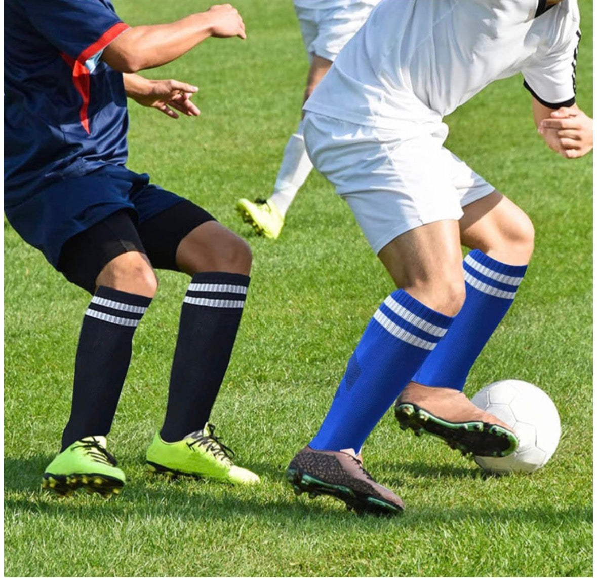 Grip Soccer Socks (Set of 14 Pairs) – Team Pack High Knee Football Socks