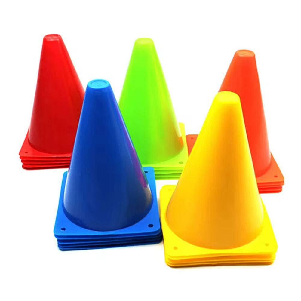 Grip Premium Multi-Size Training Cones – 6", 9", 12", 15", & 18" inch