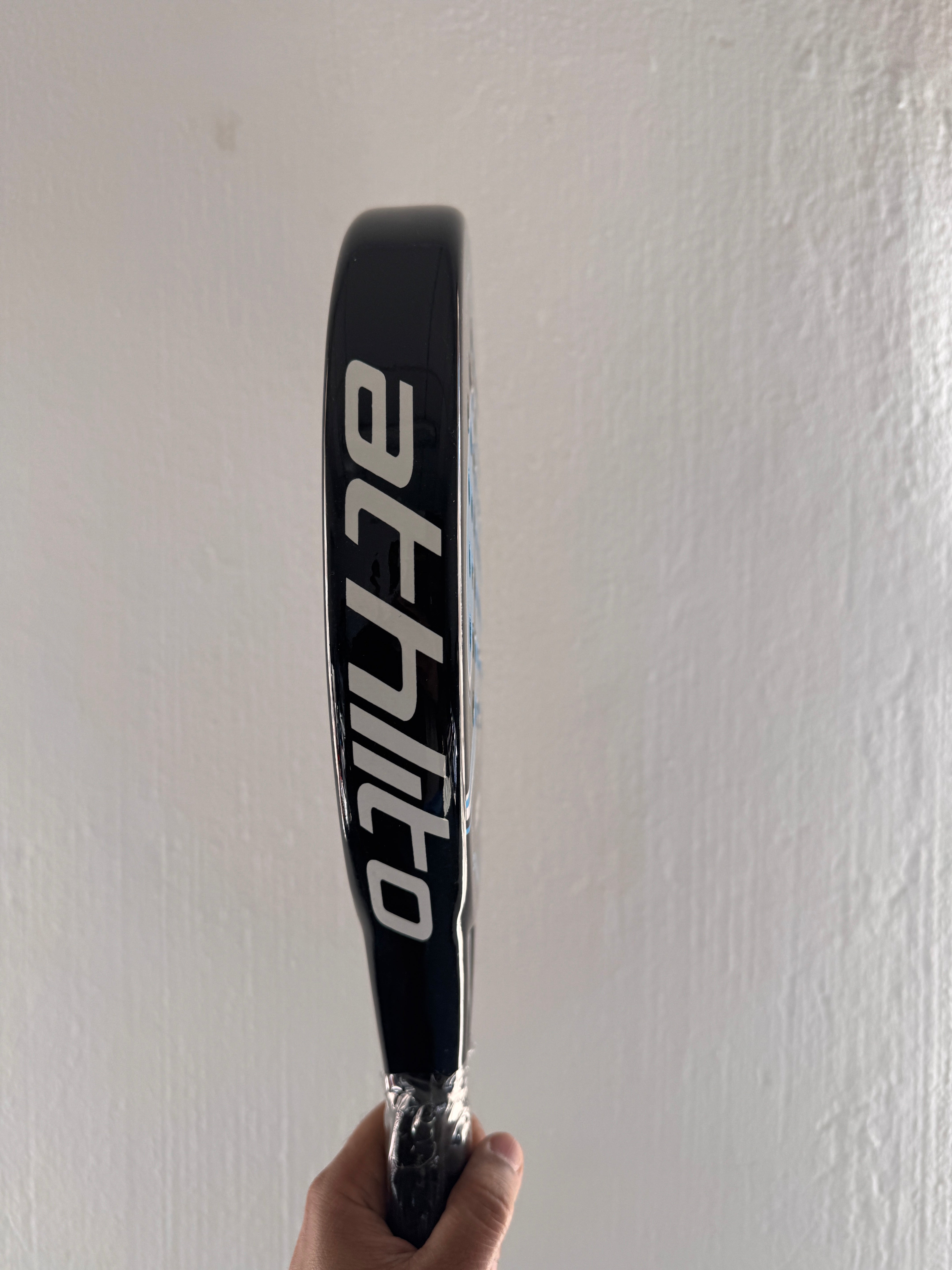 Athlito Supra Sidespin Edition Padel Racket – Gloss Black & Vibrant Green | Gloss Blue & Black