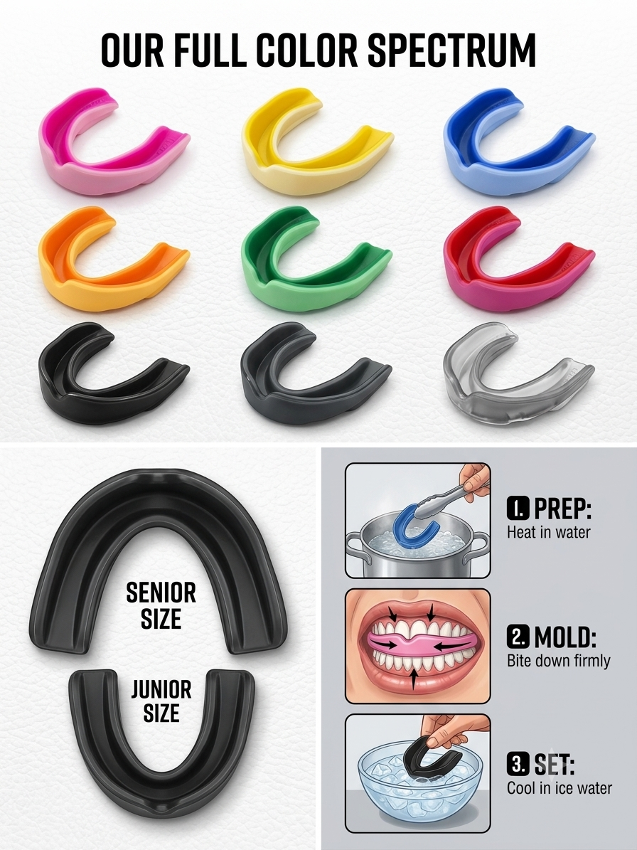 Double Sports Premium Mouth Guard