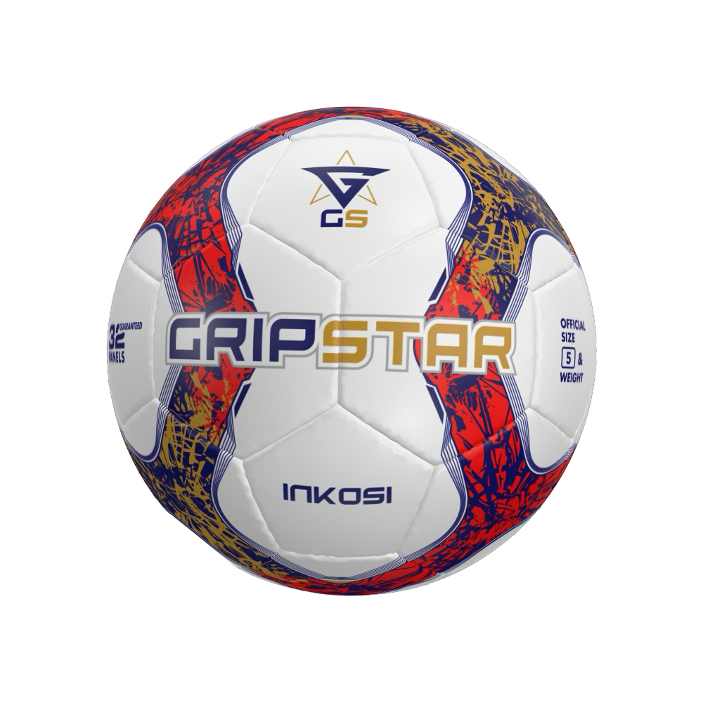 Grip Soccer Ball Inkosi Match (Hand Stitched)