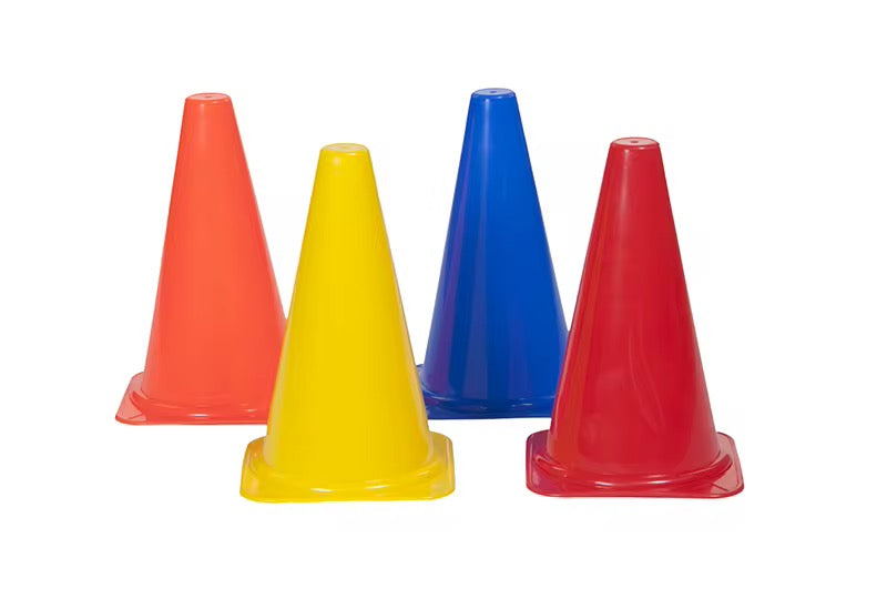 Grip Premium Multi-Size Training Cones – 6", 9", 12", 15", & 18" inch