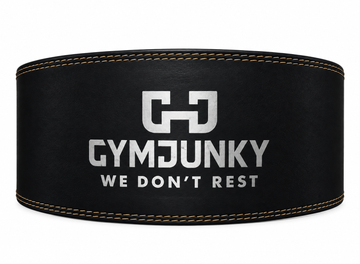 Gym Junky Leather Weight Lifting Belt