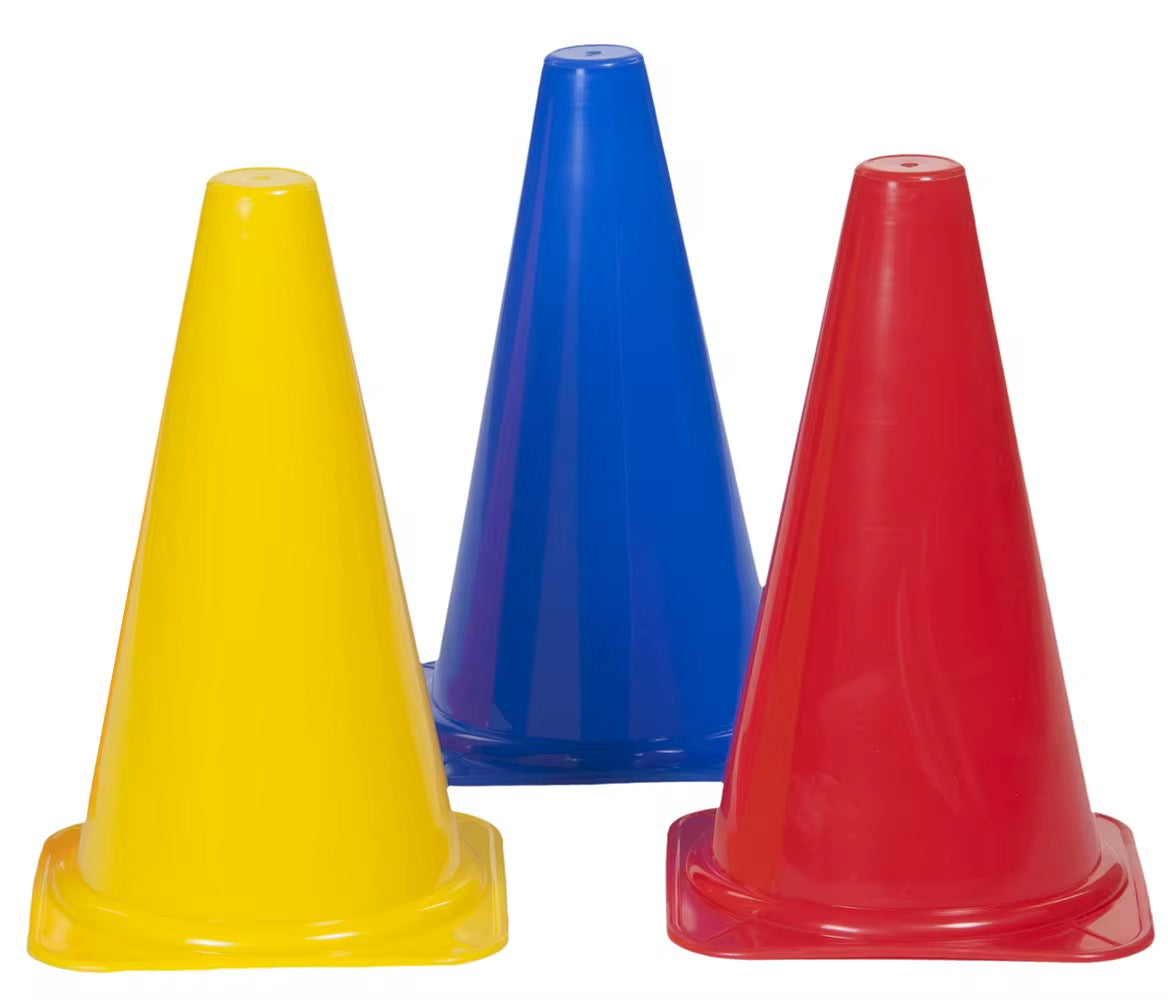 Grip Premium Multi-Size Training Cones – 6", 9", 12", 15", & 18" inch