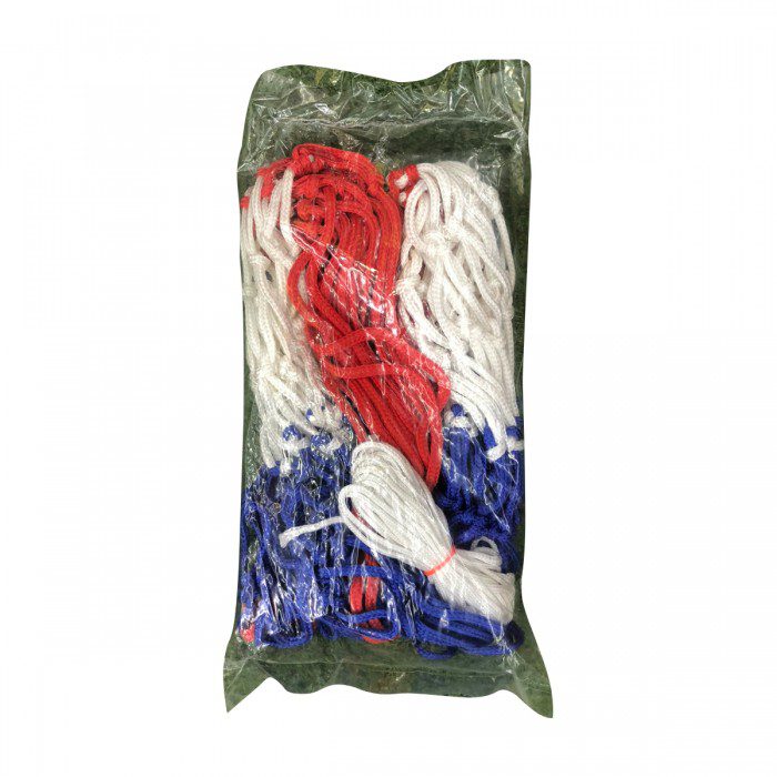 Heavy-Duty Tri-Color Basketball Net – Red, White & Blue