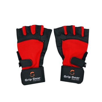 Grip Weight Lifting Leather Gloves