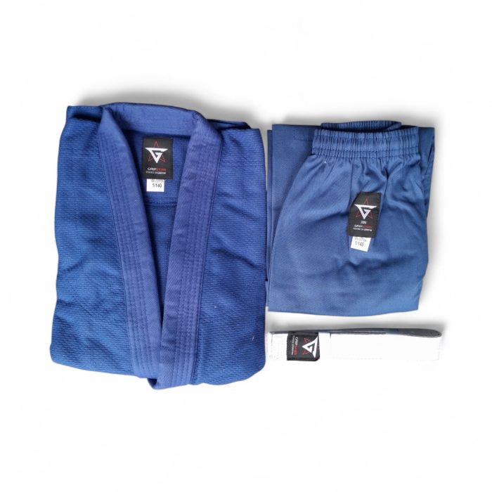 Grip Judo Suits blue judo gi set with jacket, pants and belt for training and competition