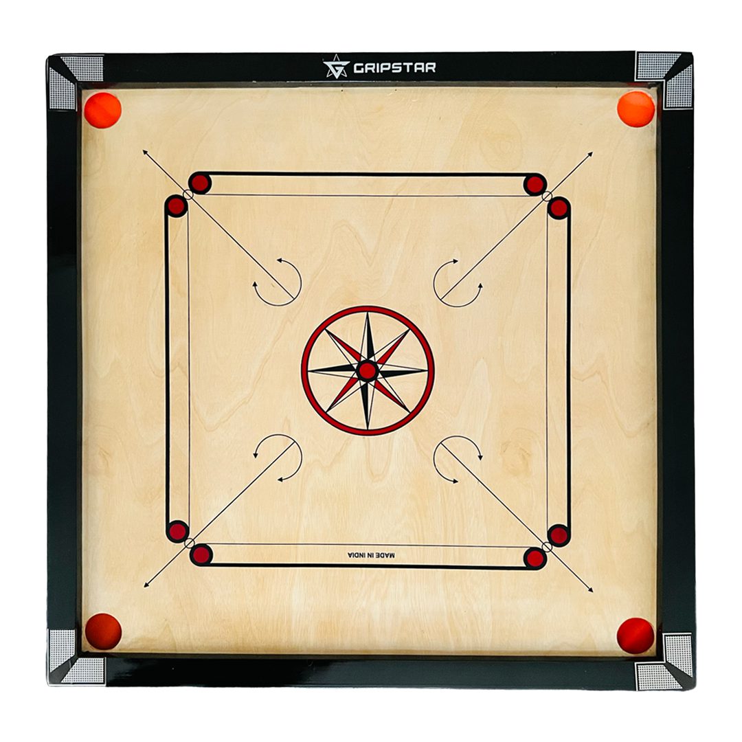 Gripstar Carrom Board - 33 x 33 Inch