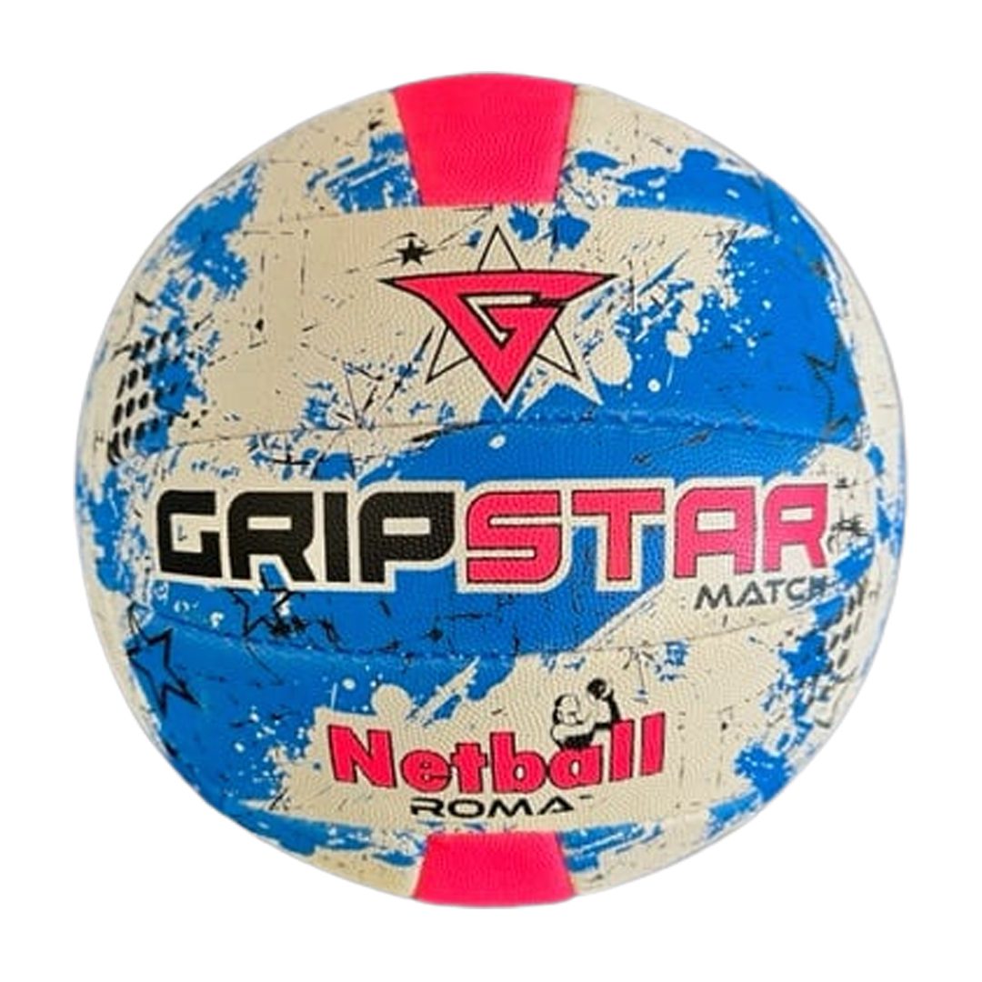 Grip Star Netball Match Hand Stitched Ball | Roma