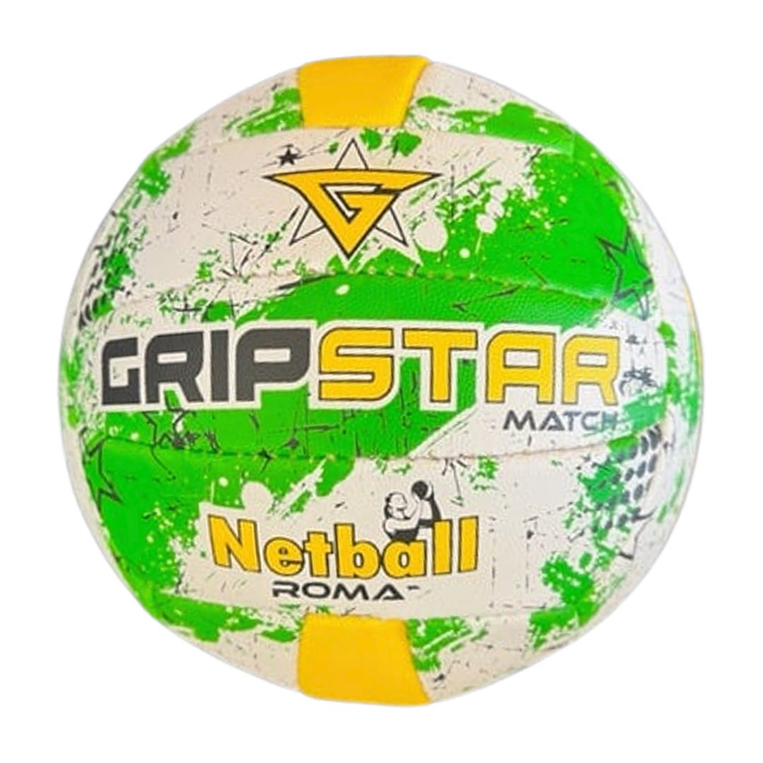 Grip Star Netball Match Hand Stitched Ball | Roma