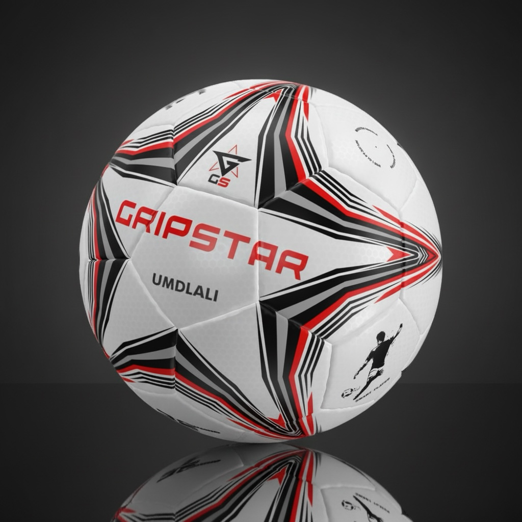 Umdlali GRIPSTAR Soccer Ball Match Hand Stitched size 5