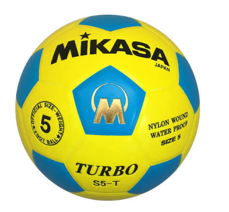 Mikasa S5-T Turbo Soccer Ball – Size 5 (Waterproof & Durable)