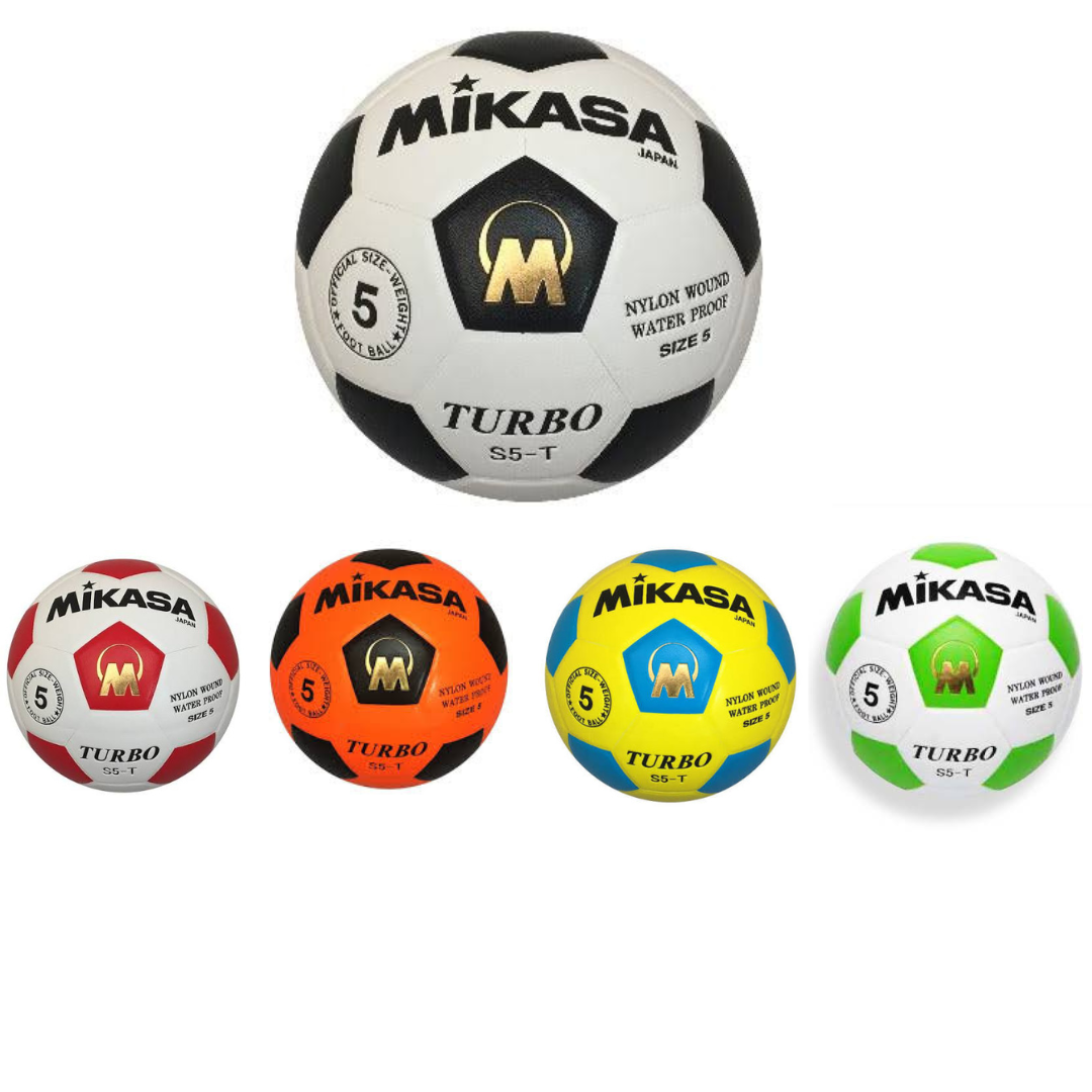 Mikasa S5-T Turbo Soccer Ball – Size 5 (Waterproof & Durable)