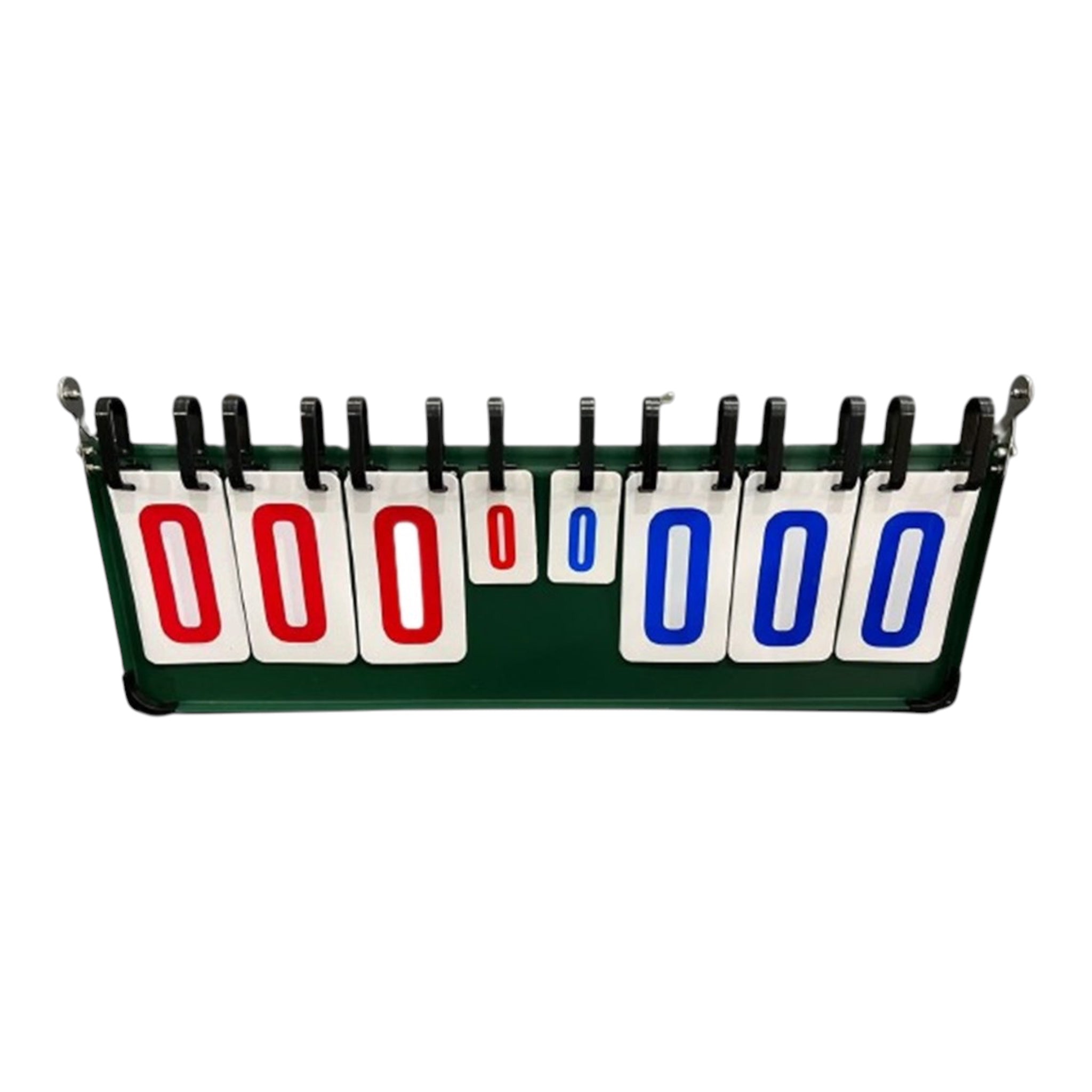 6-Digit Portable Tabletop Flip Scoreboard (Red & Blue)