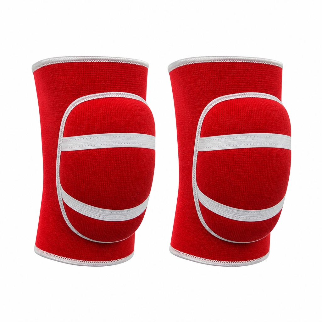 Padded Sports Knee Pads – High-Impact Compression Sleeves for Basketball & Volleyball (Pair)