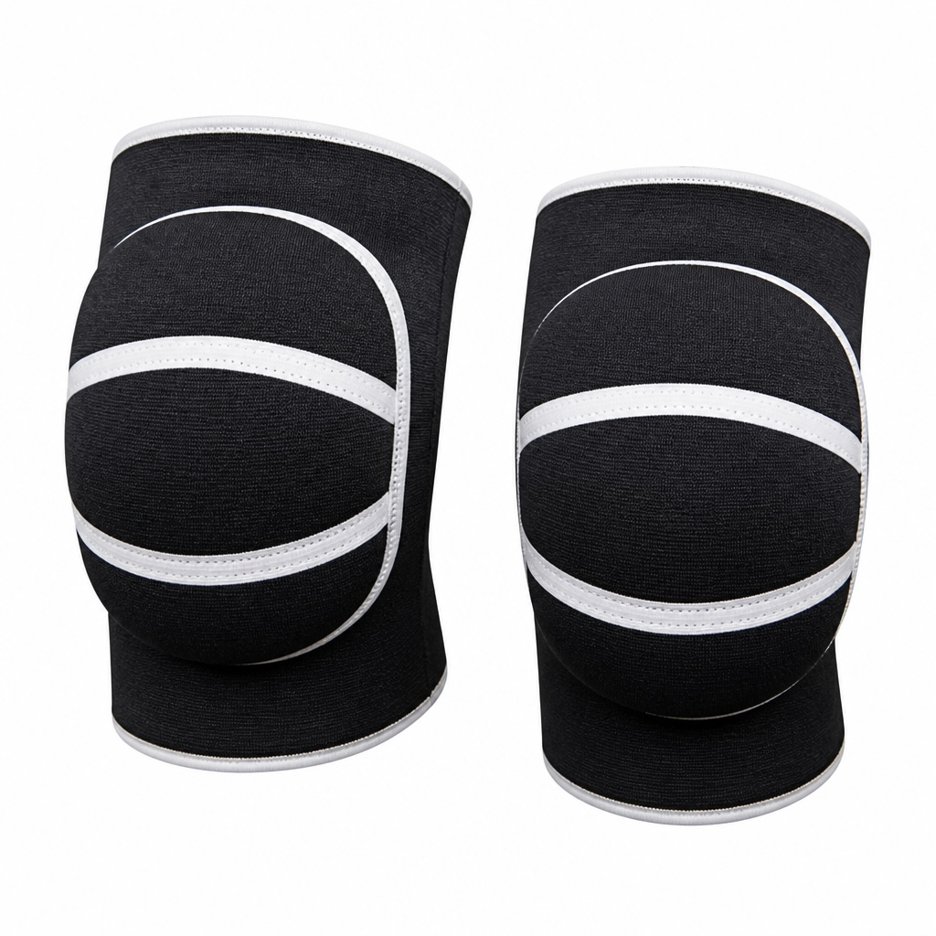 Padded Sports Knee Pads – High-Impact Compression Sleeves for Basketball & Volleyball (Pair)