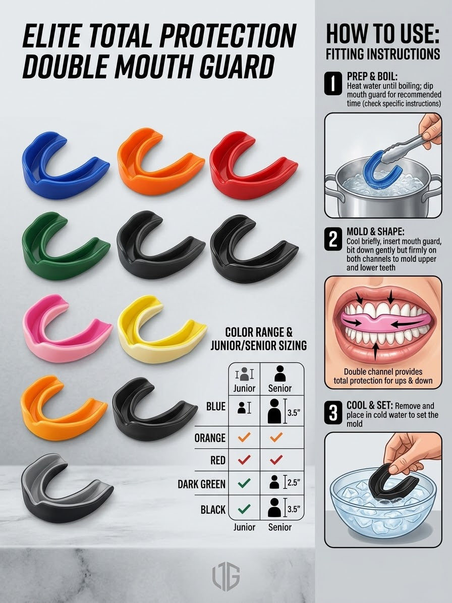 Double Sports Premium Mouth Guard