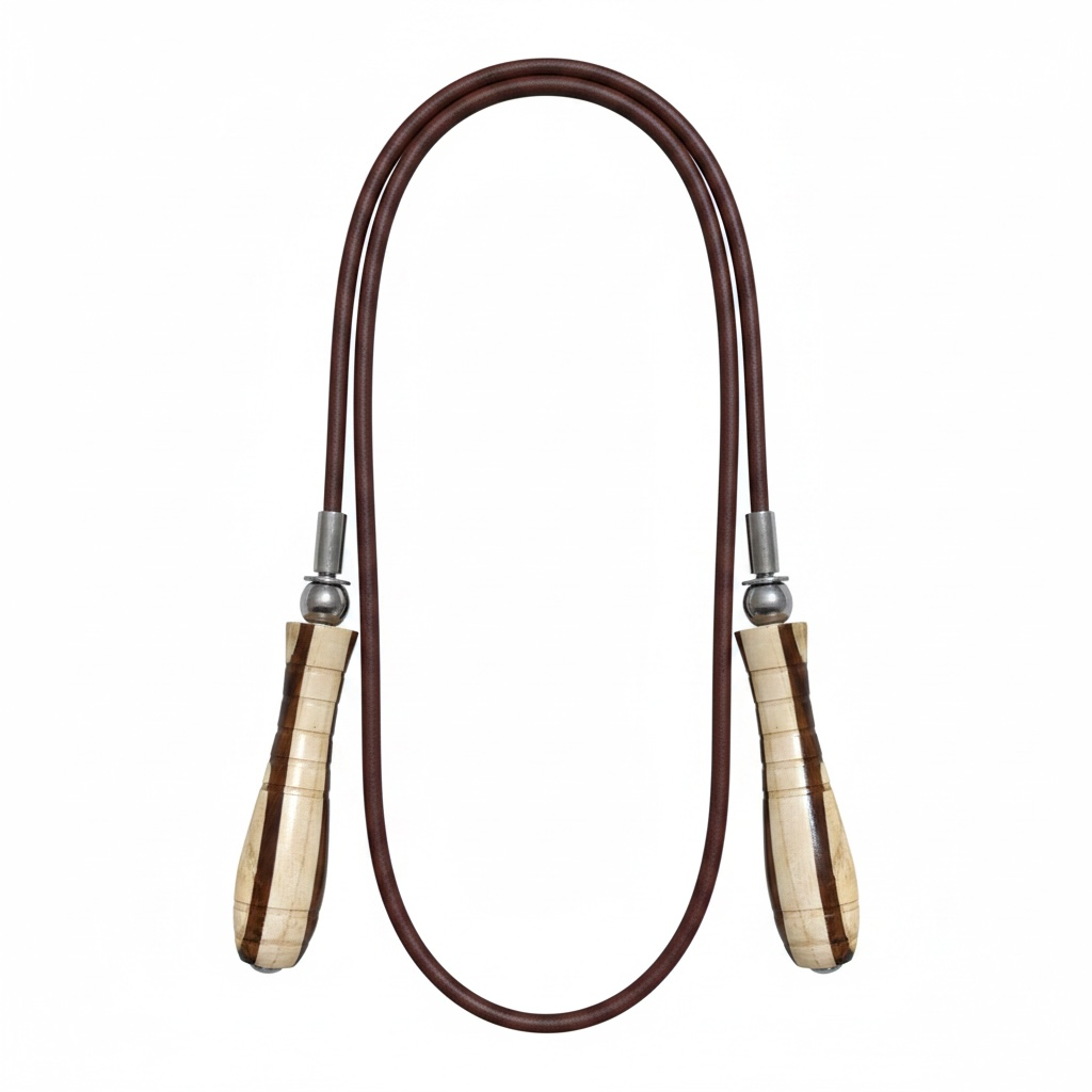 GRIP Premium Leather Skipping Rope with Adjustable Length