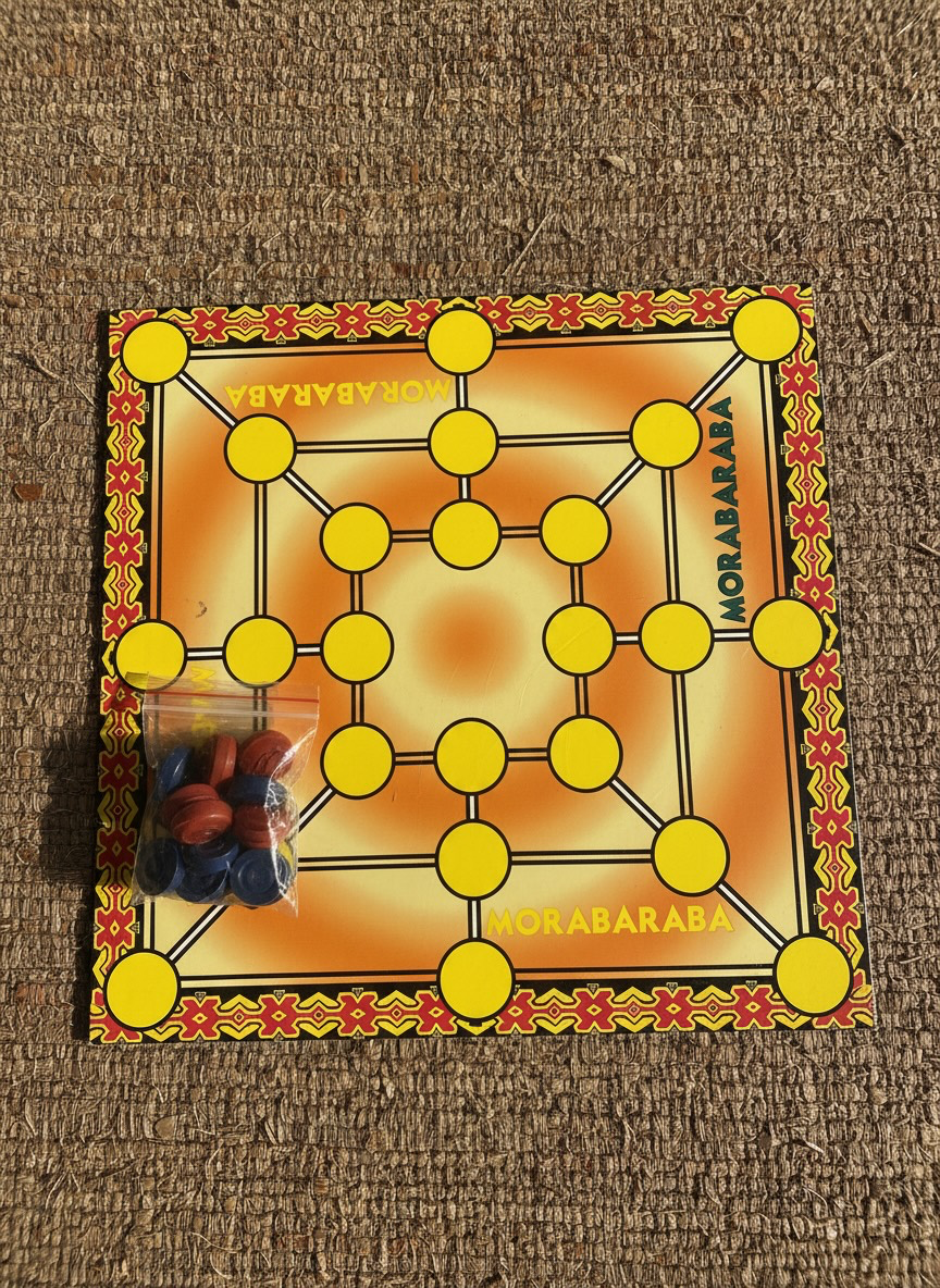 Morabaraba Traditional Board Game