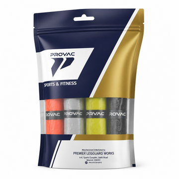 PROVAC 4-Pack Textured Racket Grip Set