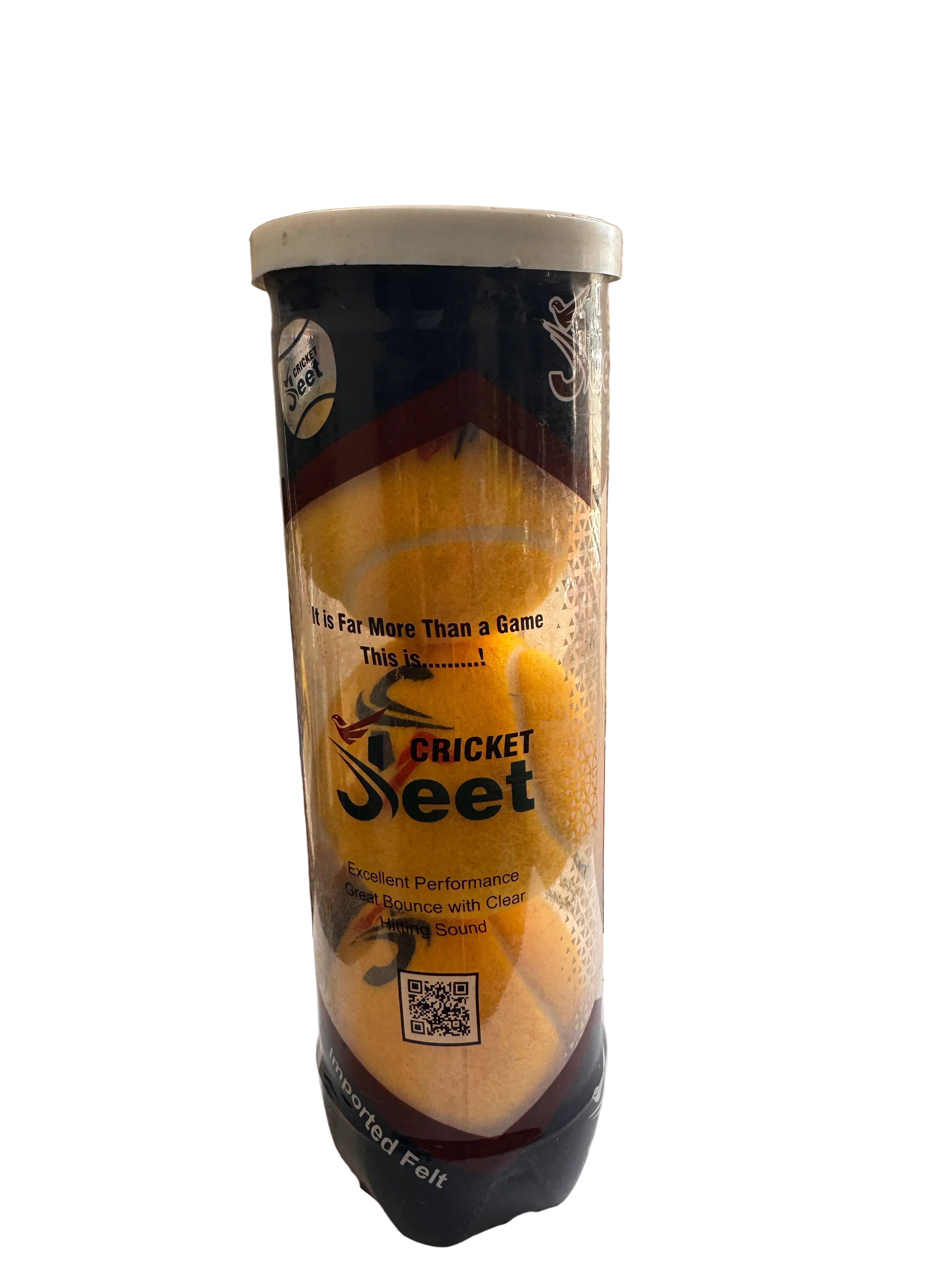 Premium Heavy Tennis Balls (3-Ball Pack) | Ideal for Tape Ball Cricket / Paddle / Tennis