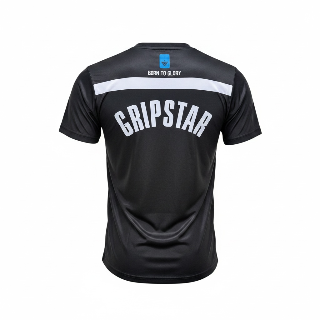 GripStar "Born To Glory" Performance Cricket Training Shirt | Lightweight Sports Jersey