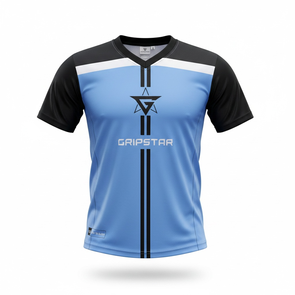 GripStar "Born To Glory" Performance Cricket Training Shirt | Lightweight Sports Jersey