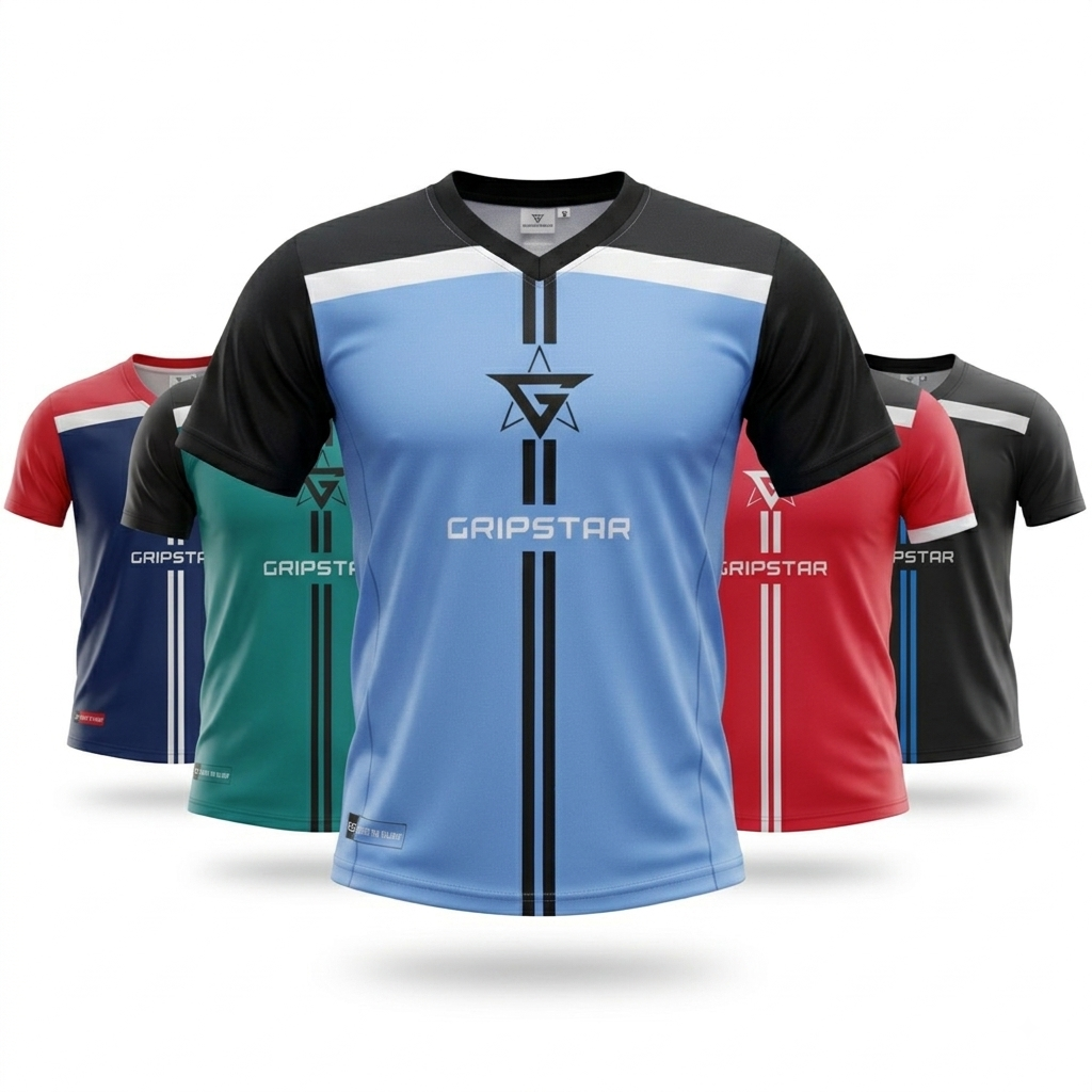 GripStar "Born To Glory" Performance Cricket Training Shirt | Lightweight Sports Jersey
