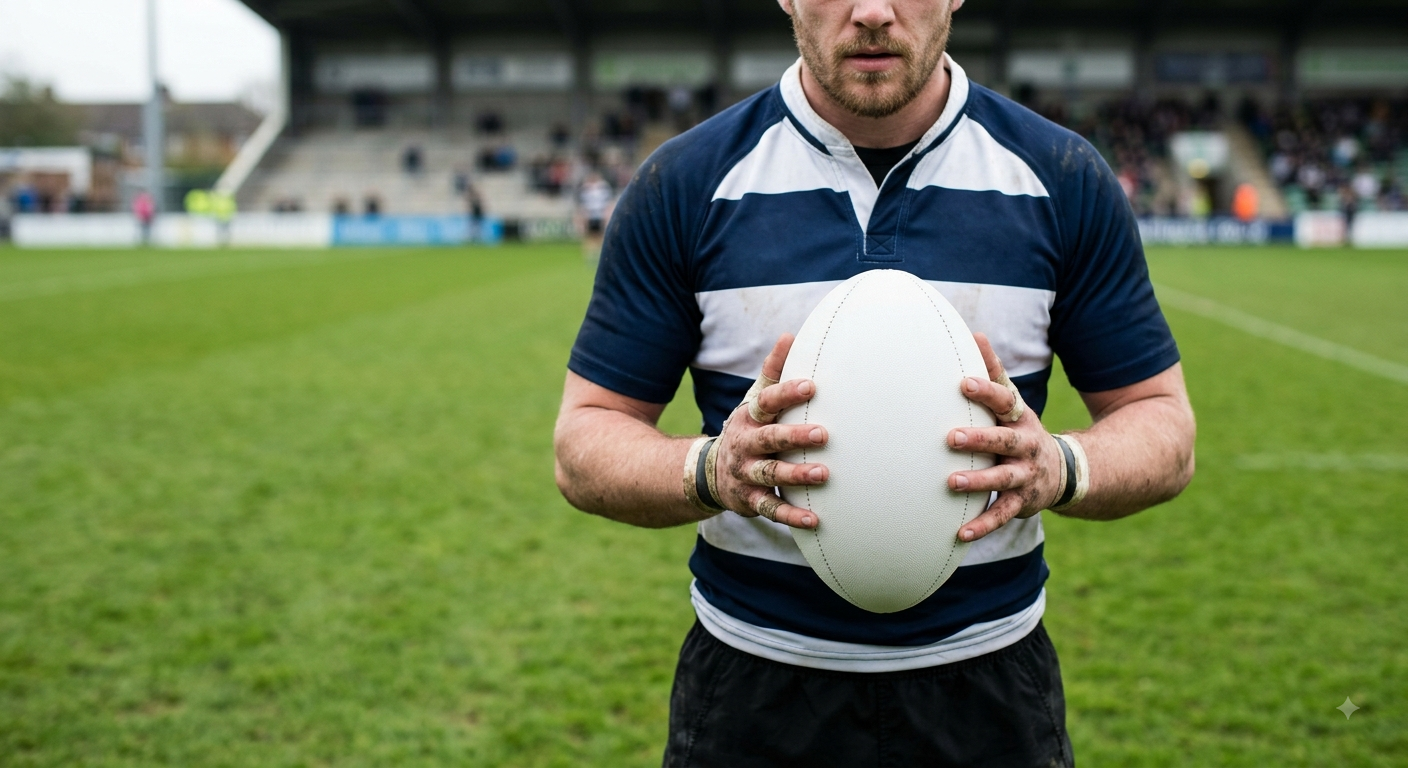 Promotional Rugby Ball – Customizable White Size 5
