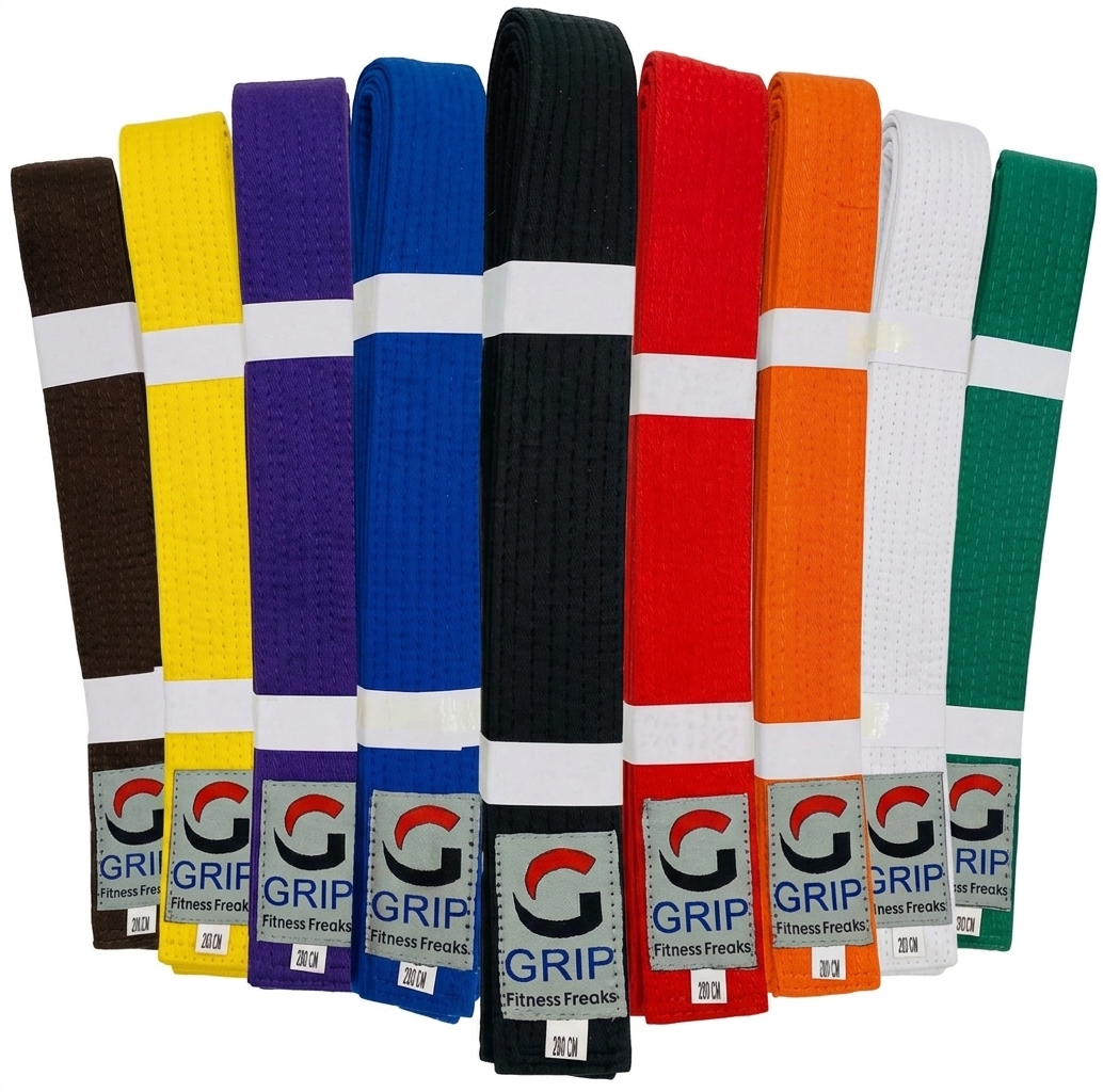 Grip Premium Martial Arts Belts – Karate, Judo, Taekwondo, BJJ & MMA (240 cm / 280 cm)