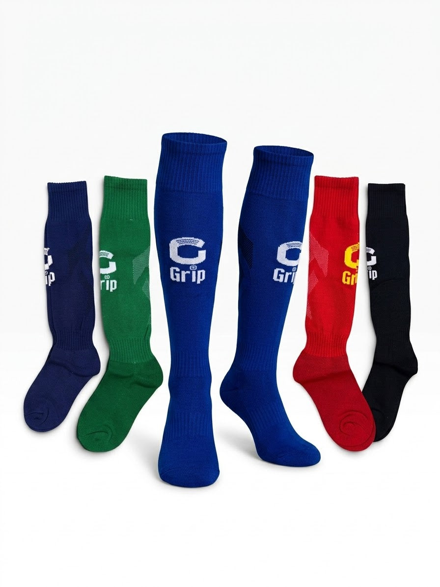 Grip Ultra Premium Soccer Socks (Single Pair) – Professional High-Knee Football Socks