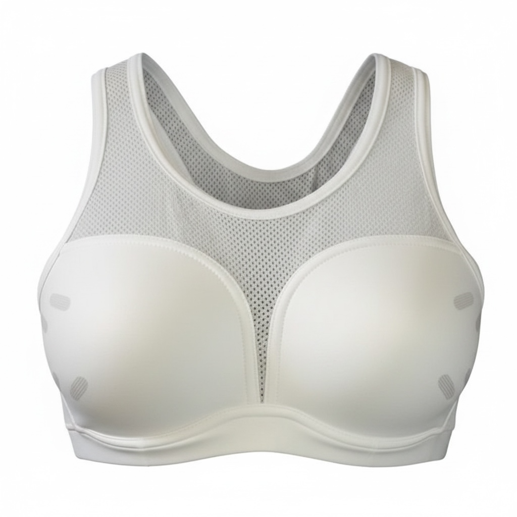 Women’s Karate Chest Guard Top – Breathable Female Martial Arts Sparring Protector