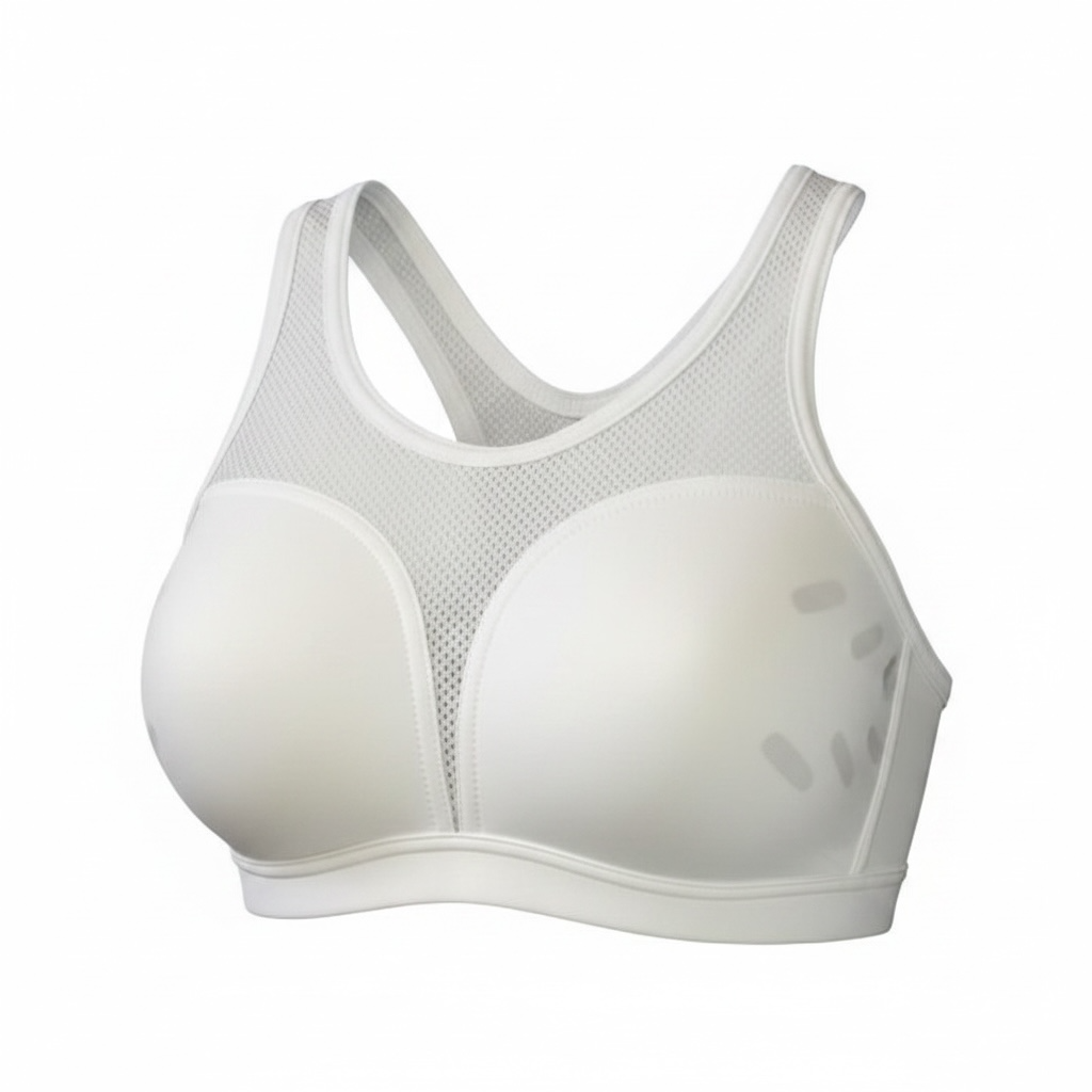 Women’s Karate Chest Guard Top – Breathable Female Martial Arts Sparring Protector
