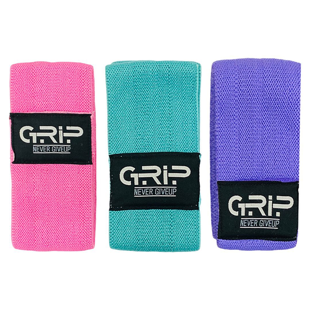 Grip Hip Circle Bands – Resistance Band Set of 3