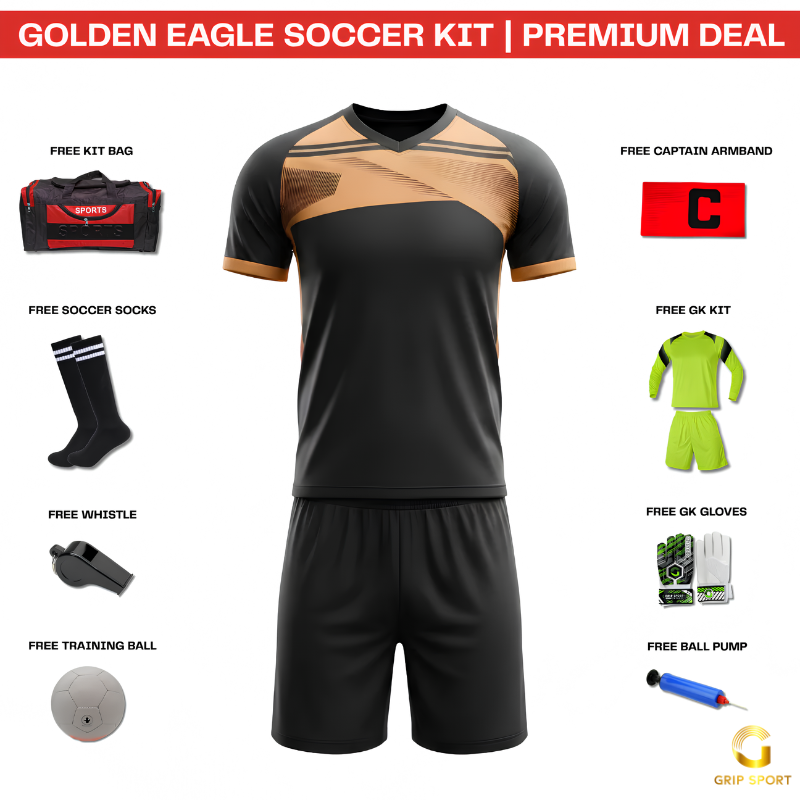 Golden Eagle Soccer Kit | Premium Combo