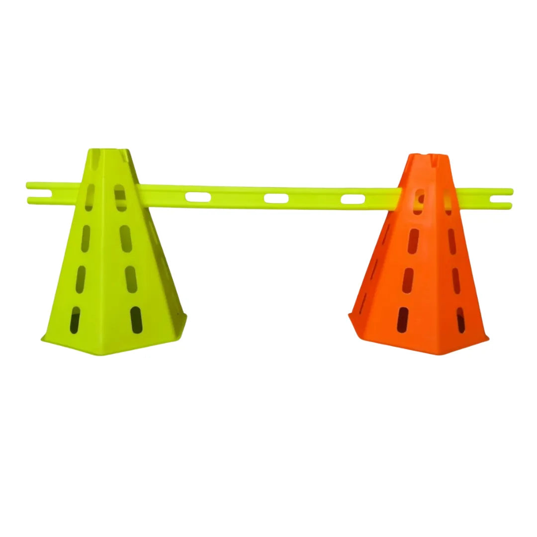 Adjustable Agility Hurdle Cone Set | Multi-Height Training Hurdles