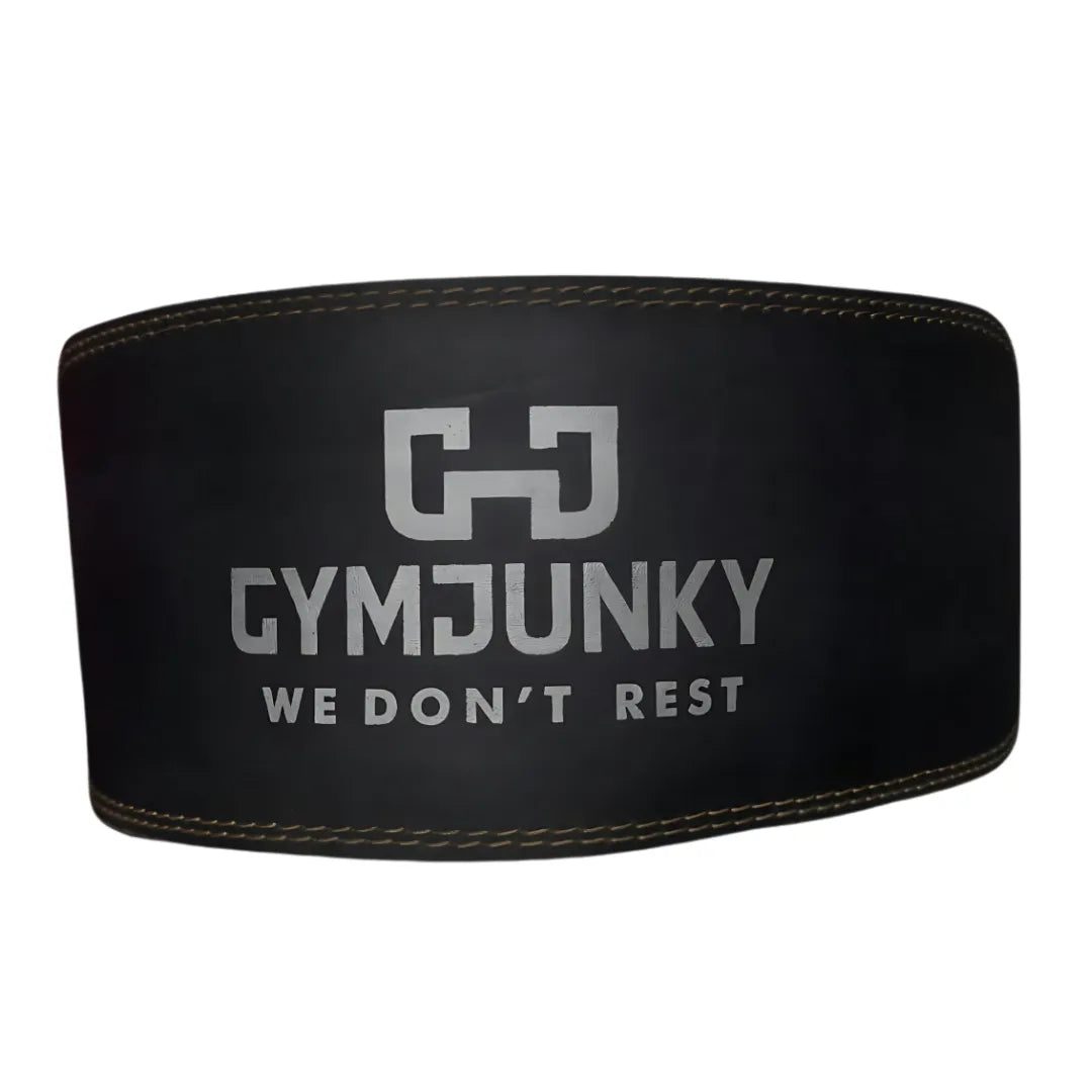 Gym Junky Leather Weight Lifting Belt