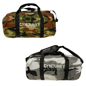 Gym Junky Camouflage Duffle Bag