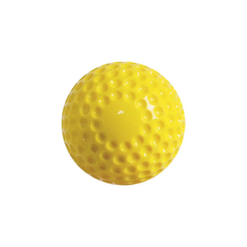 Premium Dimple Cricket Bowling Machine Ball | High-Visibility Yellow