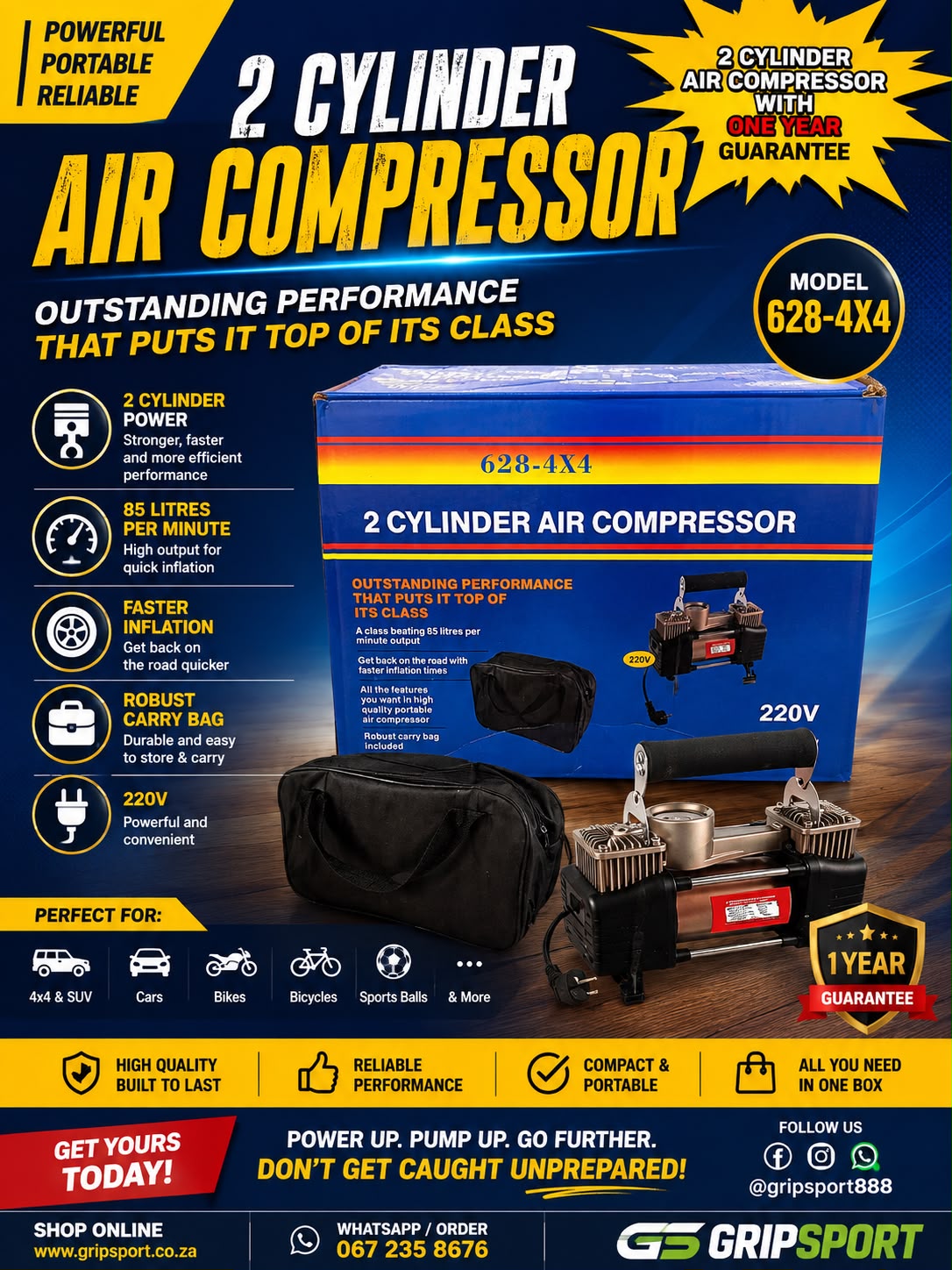 Two Cylinder Air Compressor