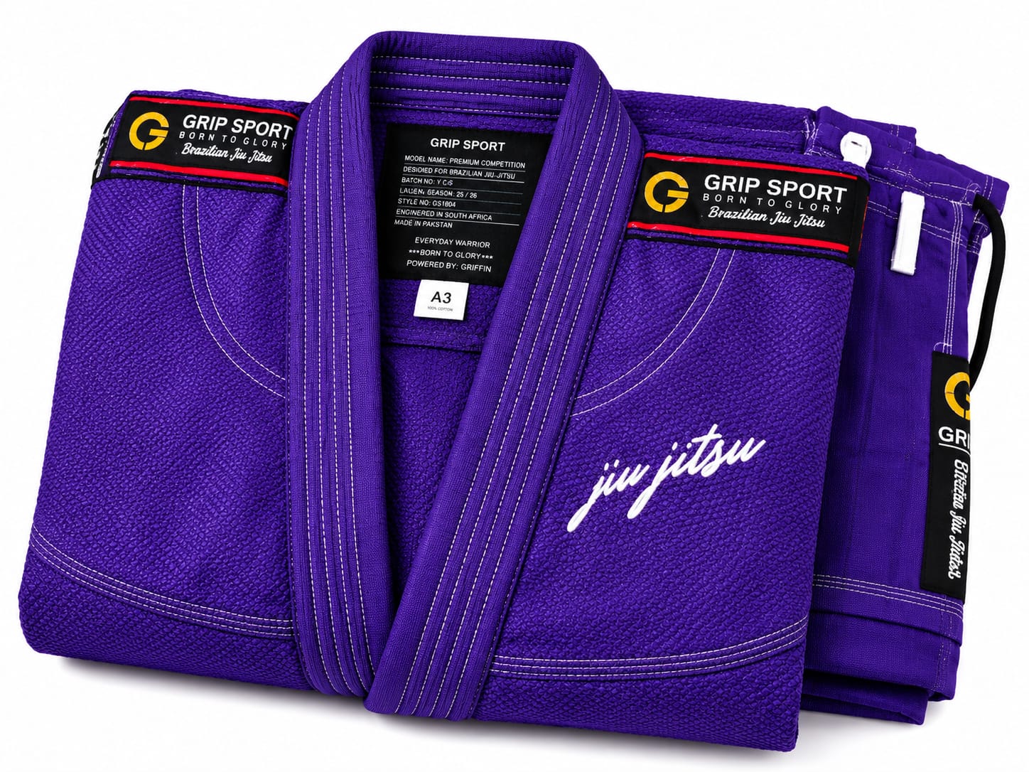 Grip Premium Brazilian Jiu-Jitsu (BJJ) Gi Uniform