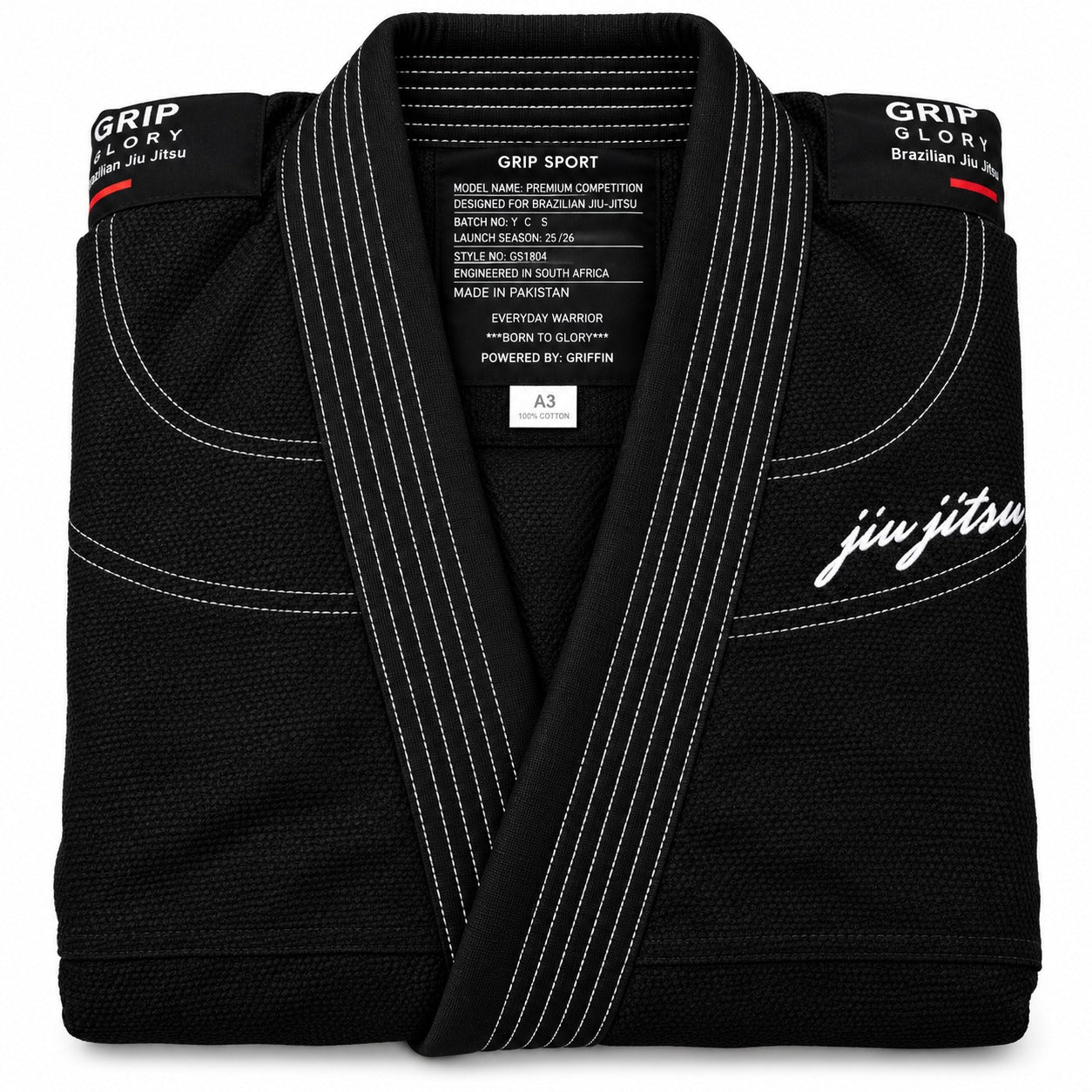 Grip Premium Brazilian Jiu-Jitsu (BJJ) Gi Uniform